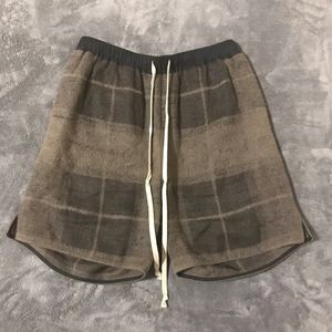 Rick Owens Camel Hair Boxer Shorts